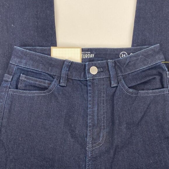 Kate Spade Saturday Night Slim Stretch Dark Wash Ankle Jeans 24 - Picture 6 of 13